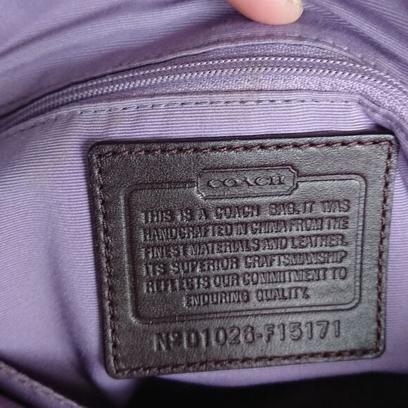 Coach Signature Jacquard Canvas Crossbody Shoulder bag - Picture 7 of 12